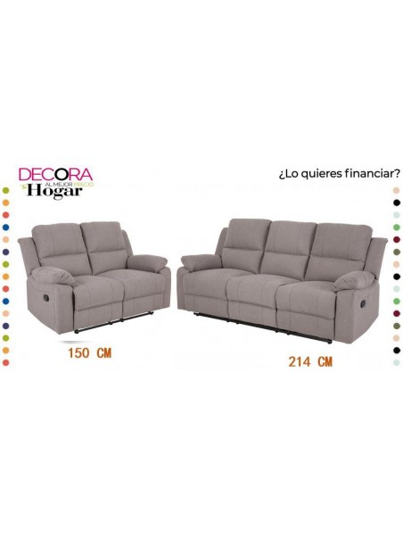 Conjunto 3+2 Sarah Relax Manual
