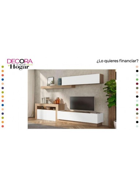 Composición Salón Modern 260 cm Cambrian/Blanco