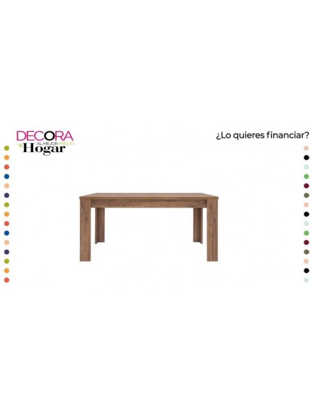 Mesa Comedor German Nogal 160/200